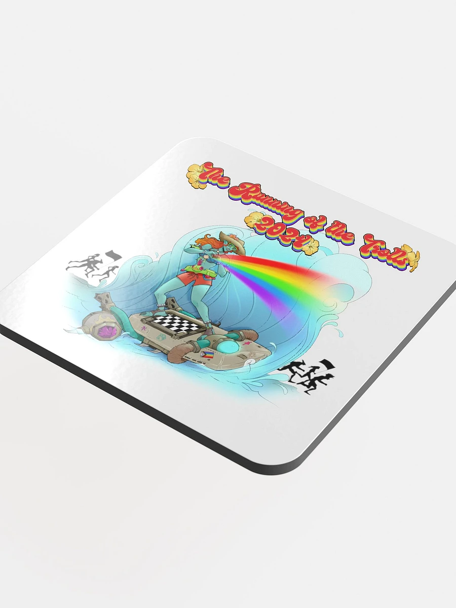 Running of the Trolls Glossy Coaster - by Mischi product image (4)
