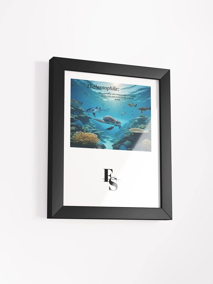 Tranquil Ocean Serenade Framed Poster product image (2)
