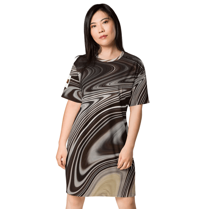 Swirls of Serenity T-Shirt Dress product image (1)