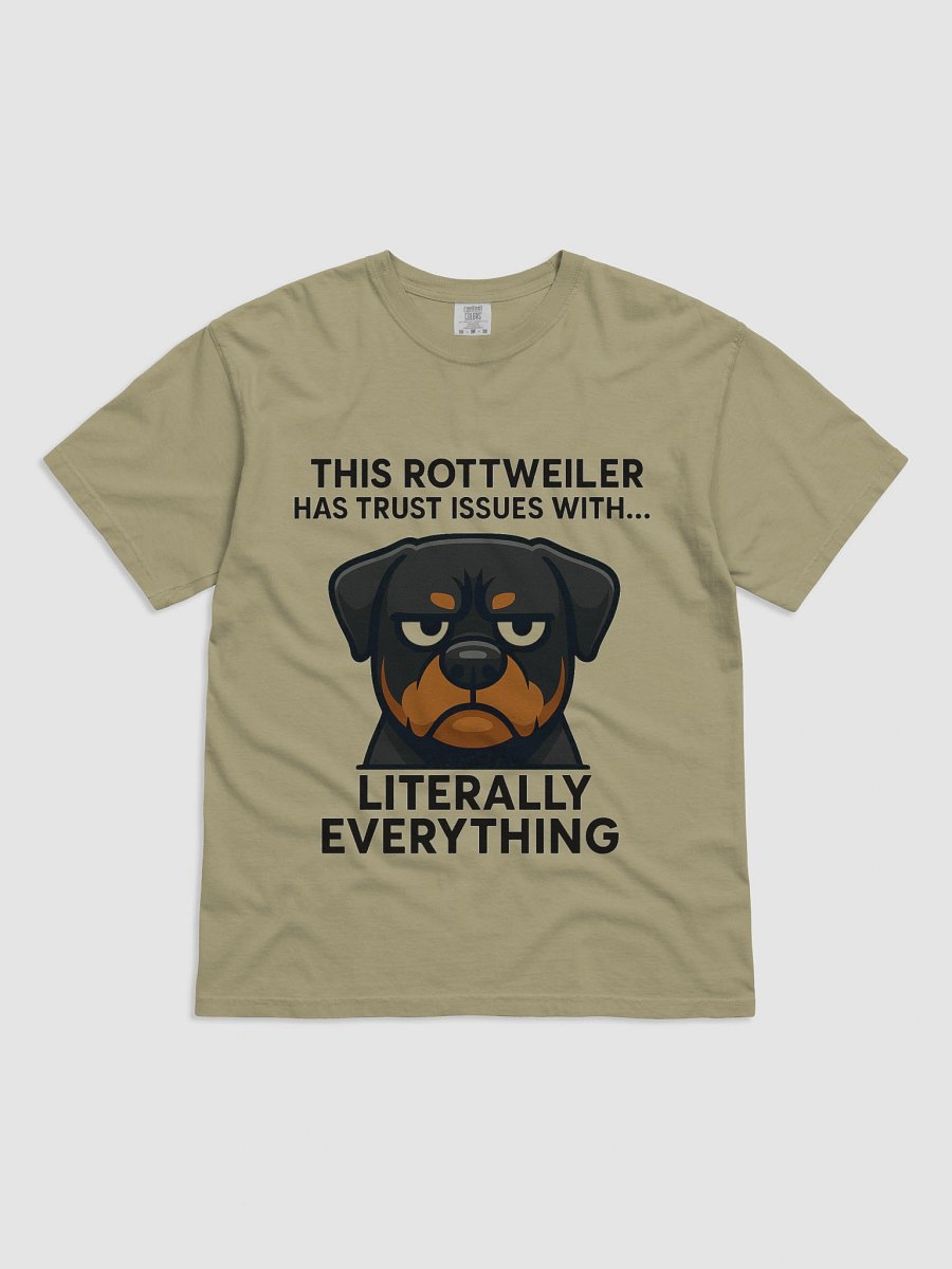 Rottweiler Trust Issues Tee product image (3)