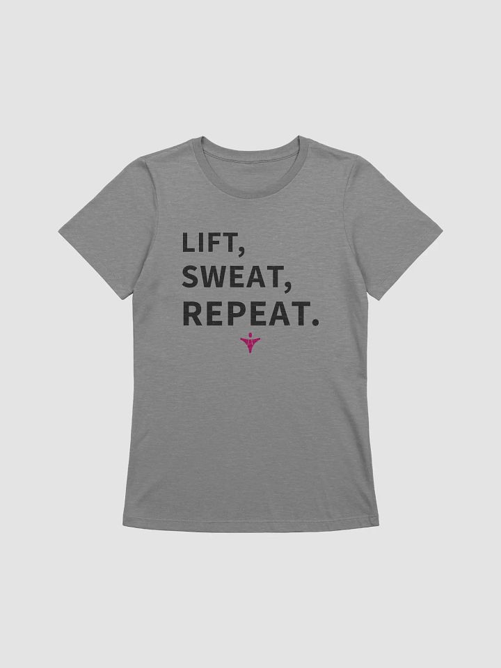 LIFT, SWEAT, REPEAT | Relaxed-fit Tee (Dark Text) product image (1)