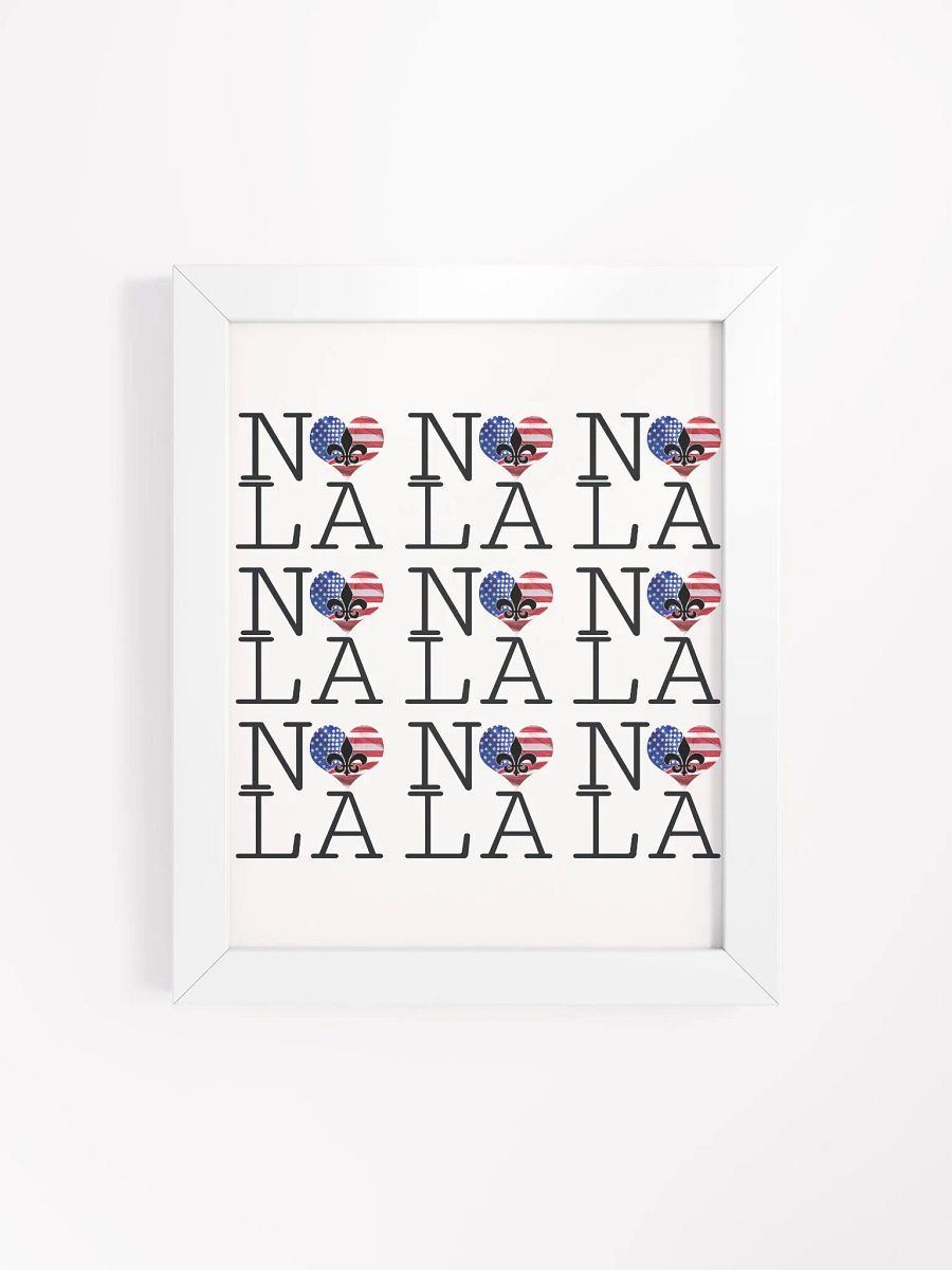 I LOVE NOLA **LEGACY POSTER** (USA HEART) product image (123)