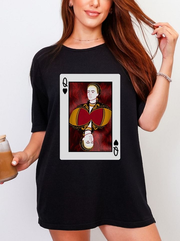 Team Black Fantasy Graphic Tee - Queen of Hearts Inspired Shirt product image (1)