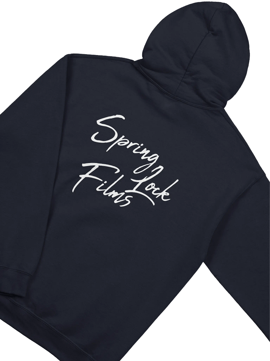 'Inspiring Creativity' (Spring-Lock Films) Graphic Cursive Hoodie - White Edition product image (4)