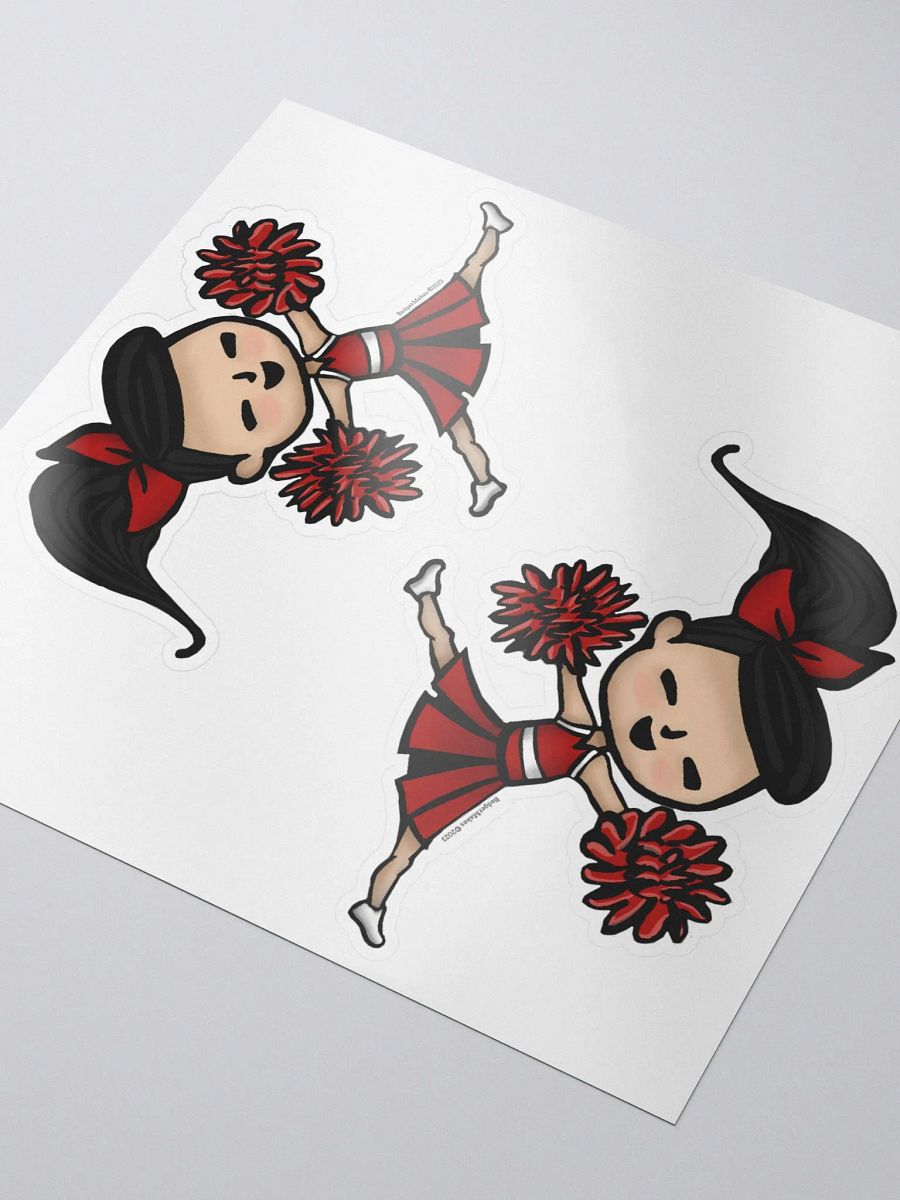 Kawaii Cheerleader - 2 Stickers product image (3)