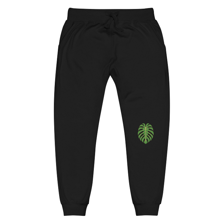 Monstera Leaf Unisex Fleece Joggers product image (1)