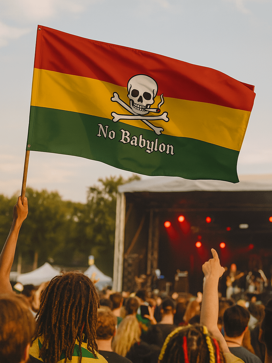 Rasta Flag - No Babylon product image (2)