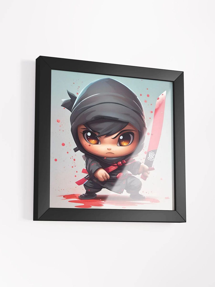 Framed Cute Ninja Poster product image (25)