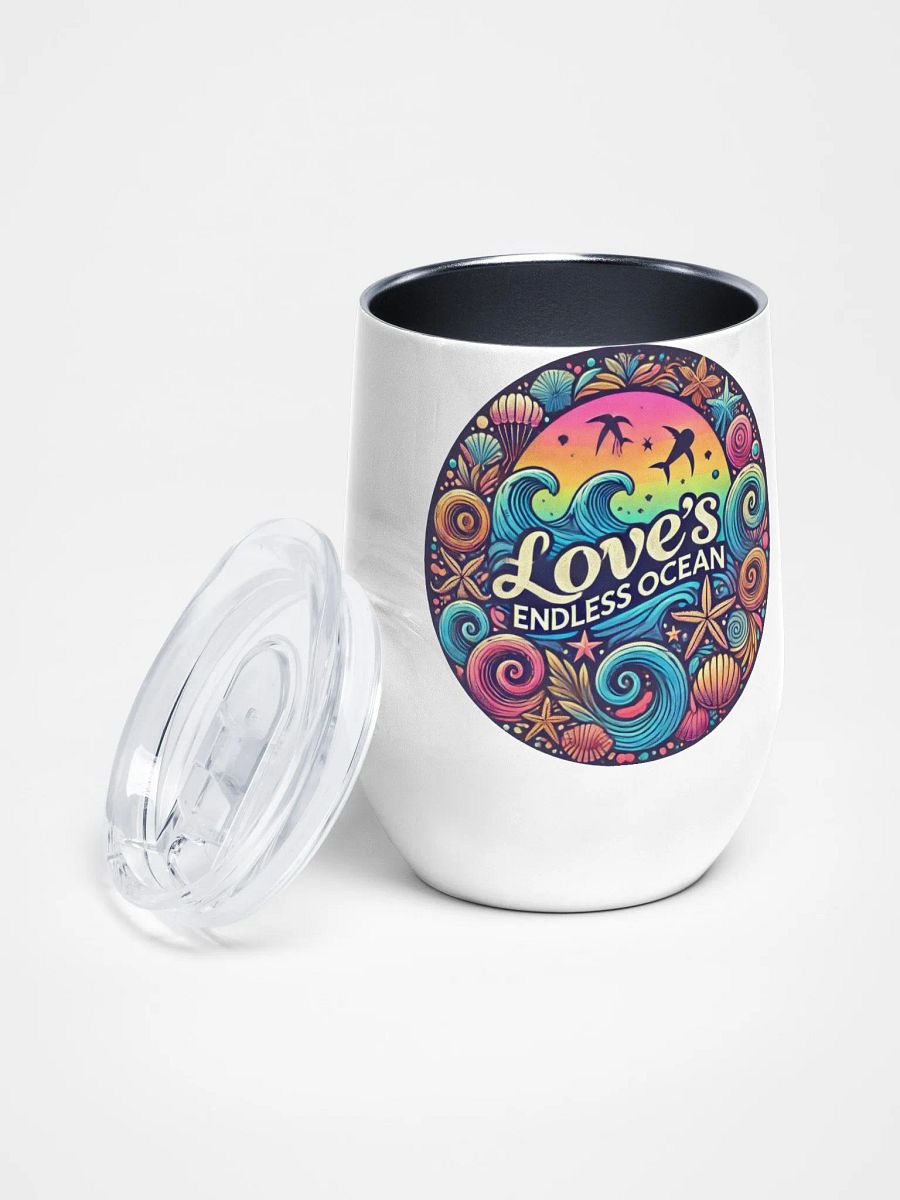 Endless Ocean Wine Tumbler product image (3)