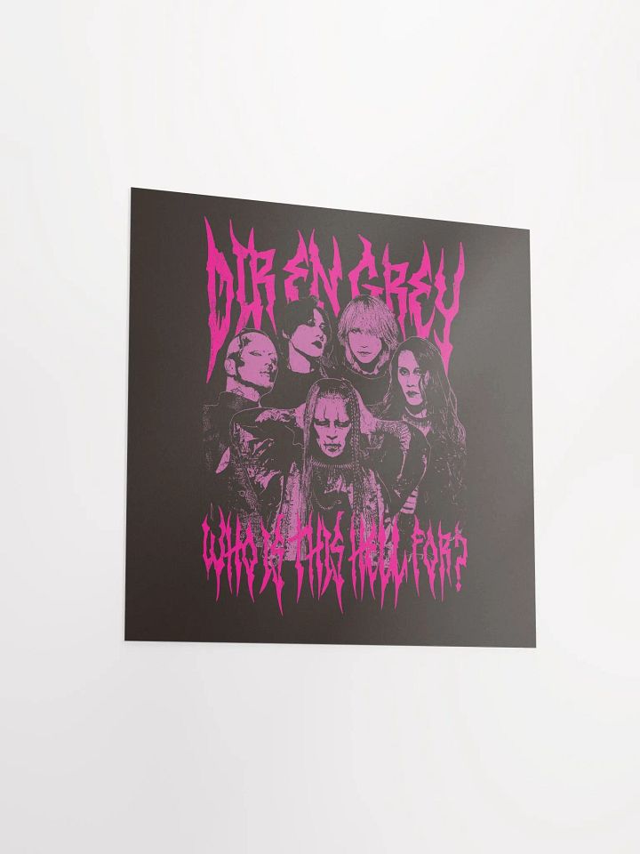 TOUR24 WHO IS THIS HELL FOR? Matte Paper Poster product image (7)