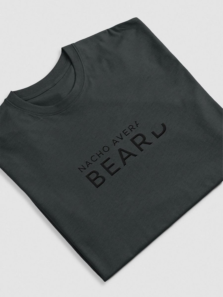 Men's Nacho Average Beard T-Shirt (Black Embroidery) product image (7)