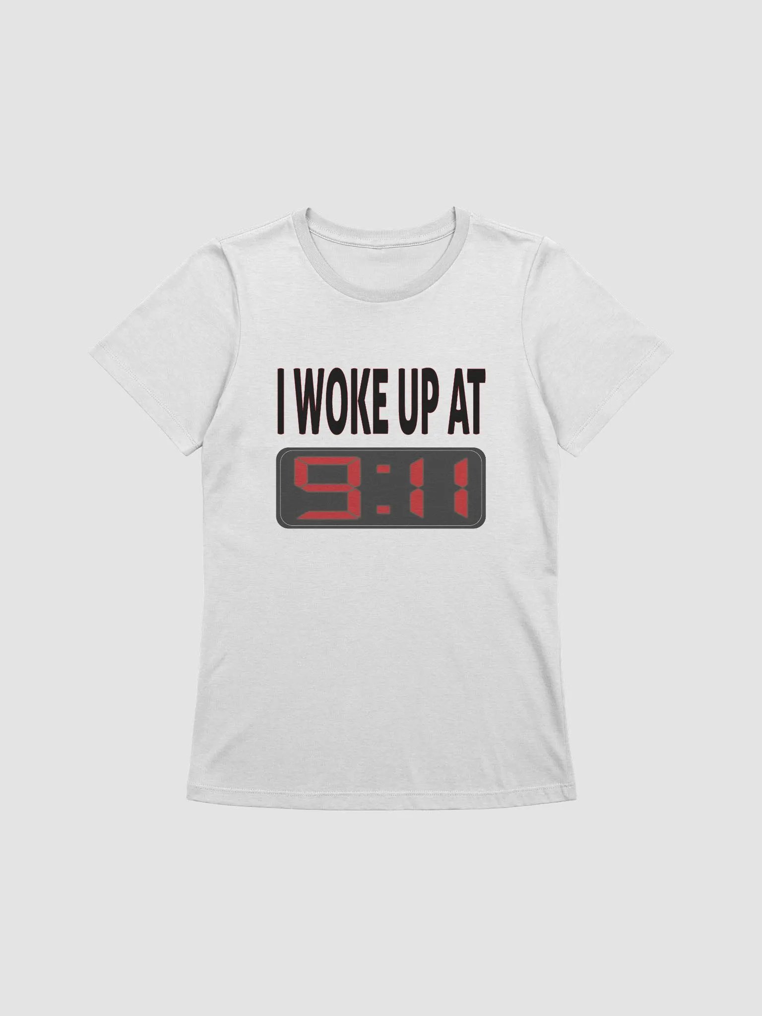 I Woke Up At 9:11 - Bella+Canvas Women's Supersoft Relaxed-fit T-Shirt product image (2)