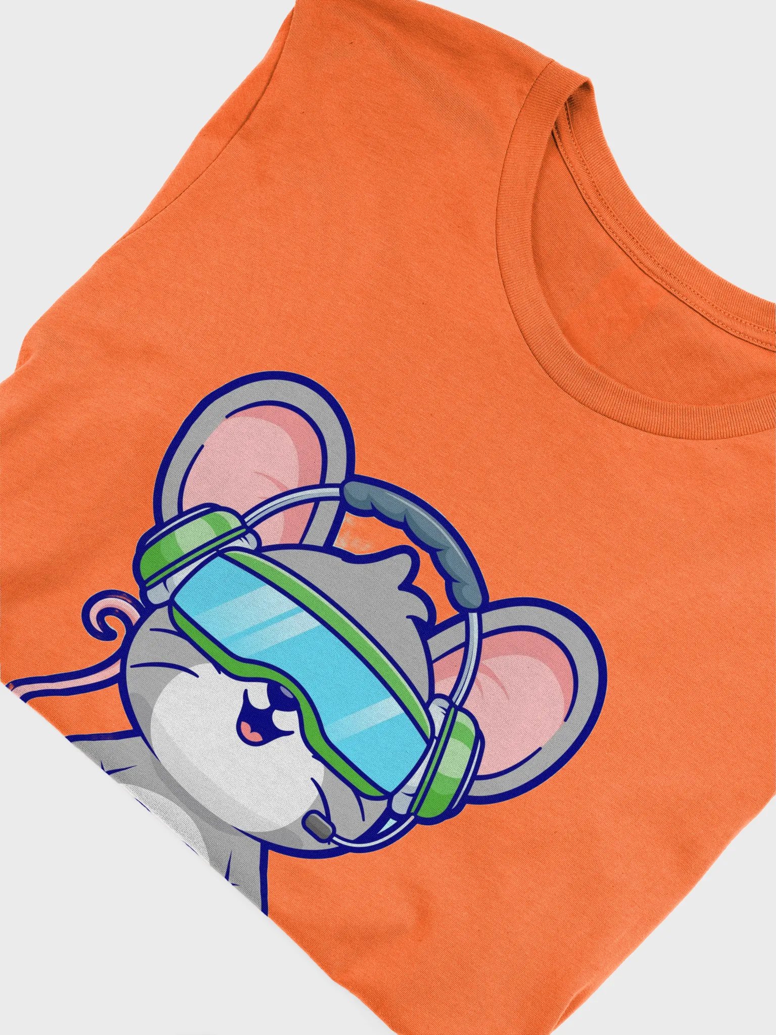 Gamer Mouse Cartoon T-Shirt – Play Hard, Cheese Harder product image (5)