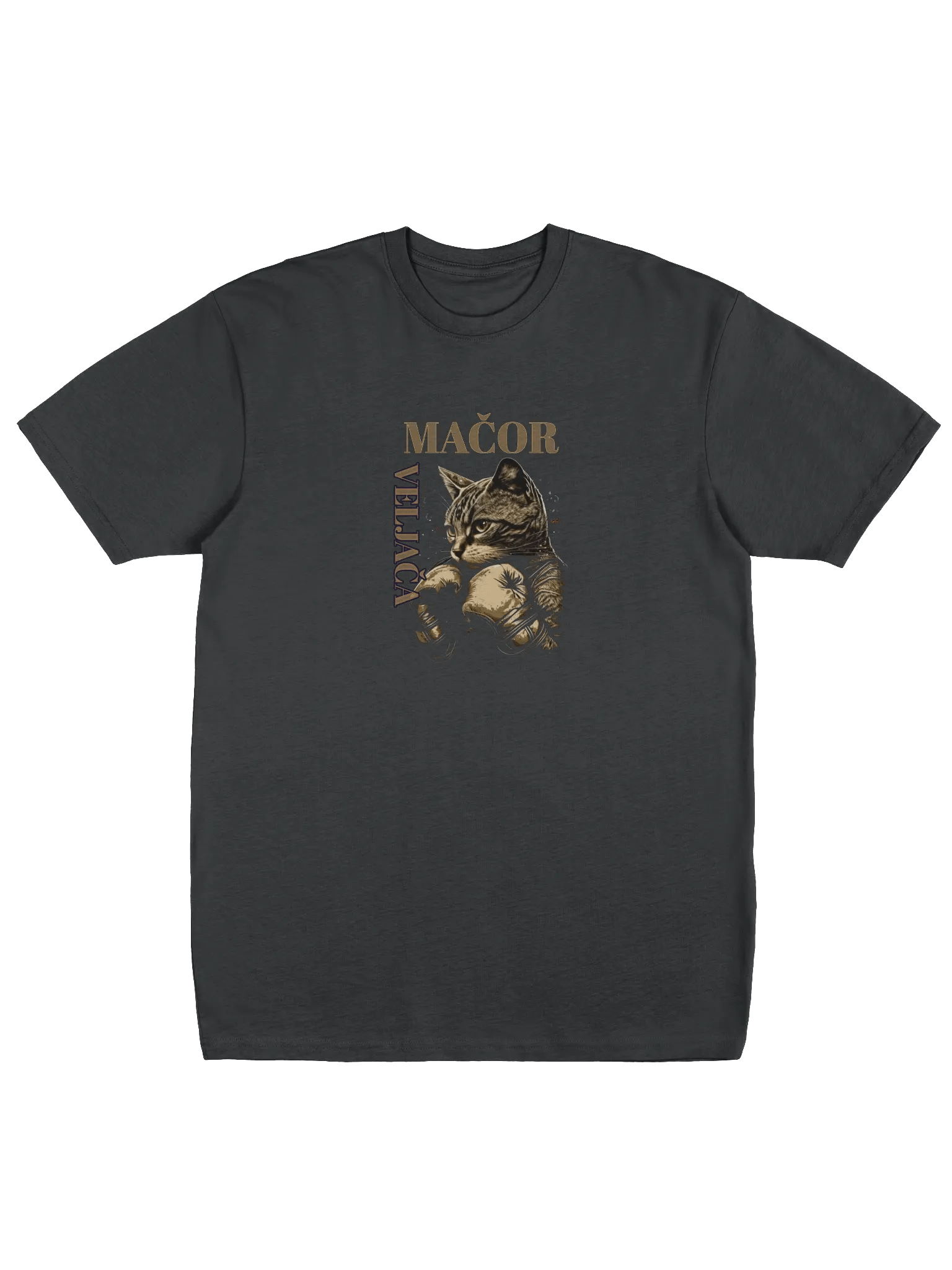 Mačor Veljača Boxing Cat Men's Tee product image (1)