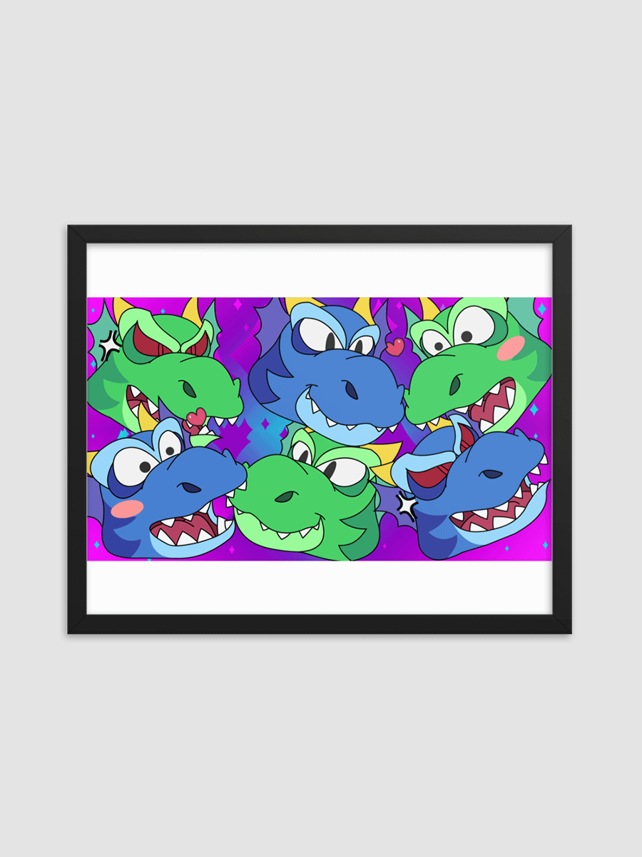 Lots of Dragons Enhanced Matte Paper Framed Poster product image (9)