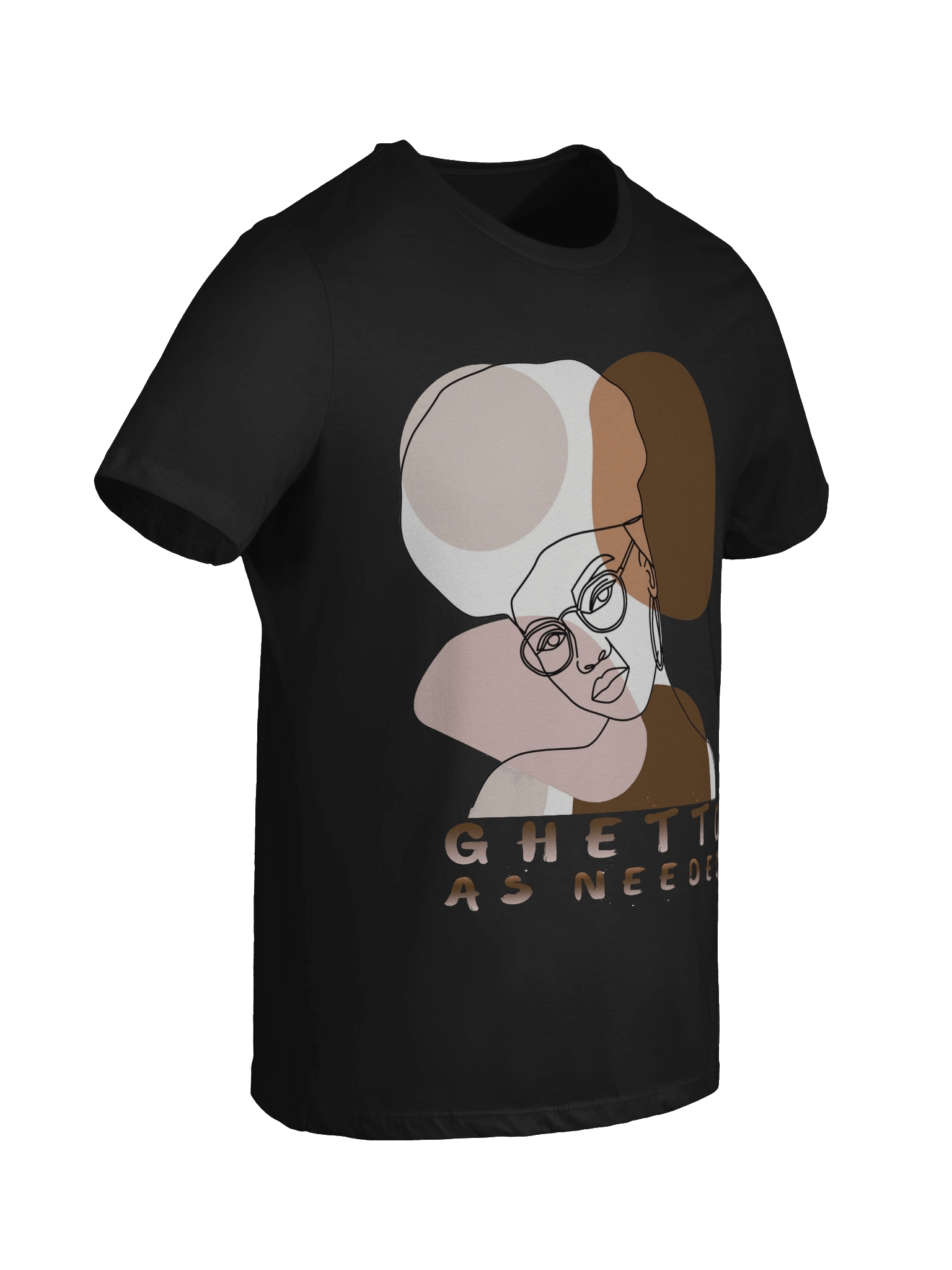 "Ghetto as Needed" Women's T-Shirt. Brainy and a bit edgy. product image (4)