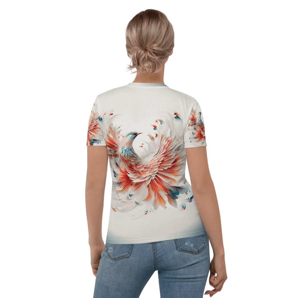 White pheasant T shirt product image (1)