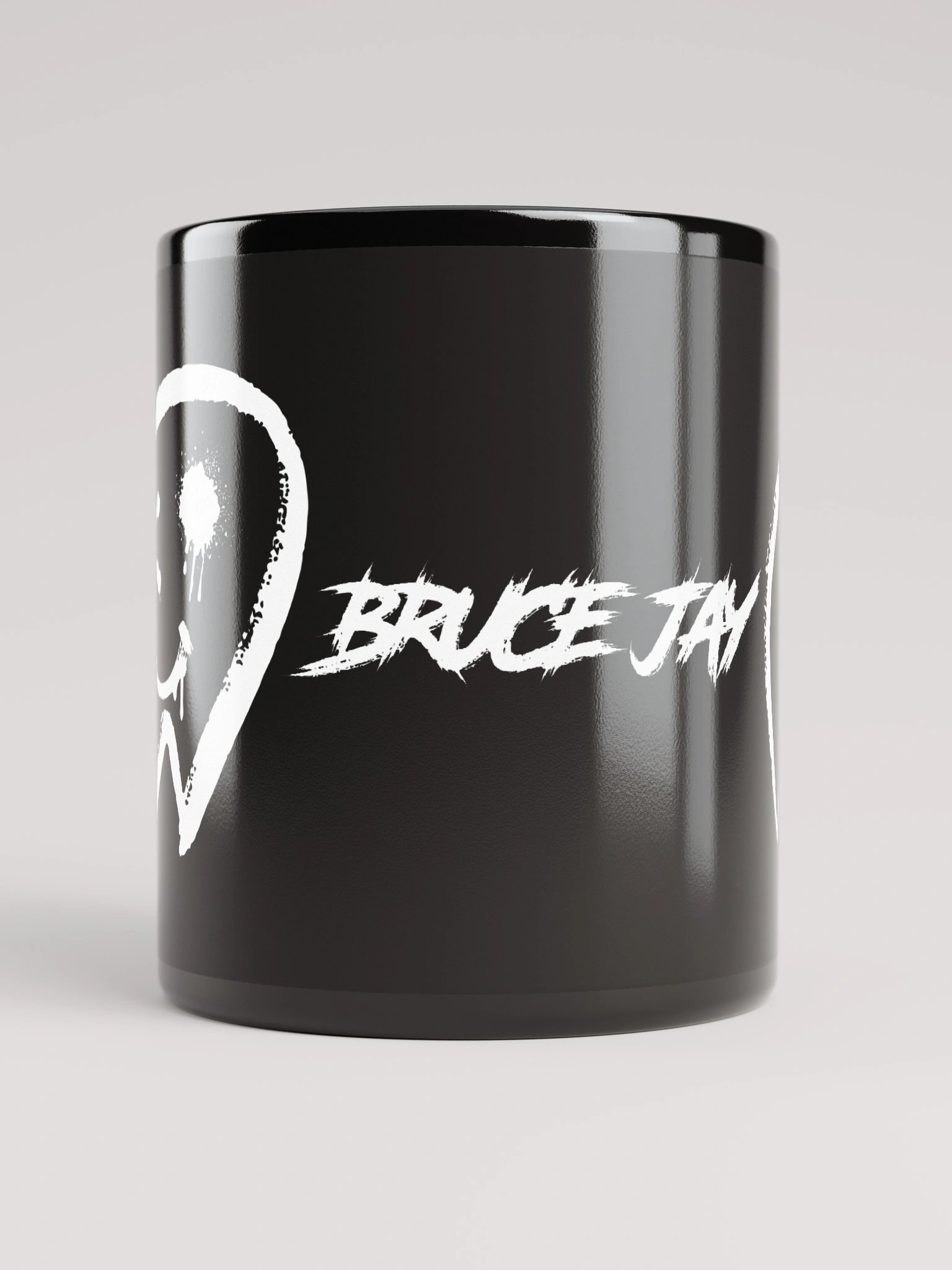 Ghost Bruce Jay Black Glossy Mug product image (5)