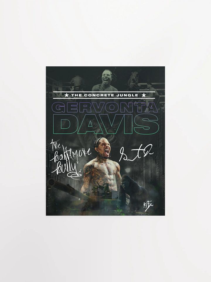 Concrete Jungle | Gervonta Davis Paper Poster product image (1)