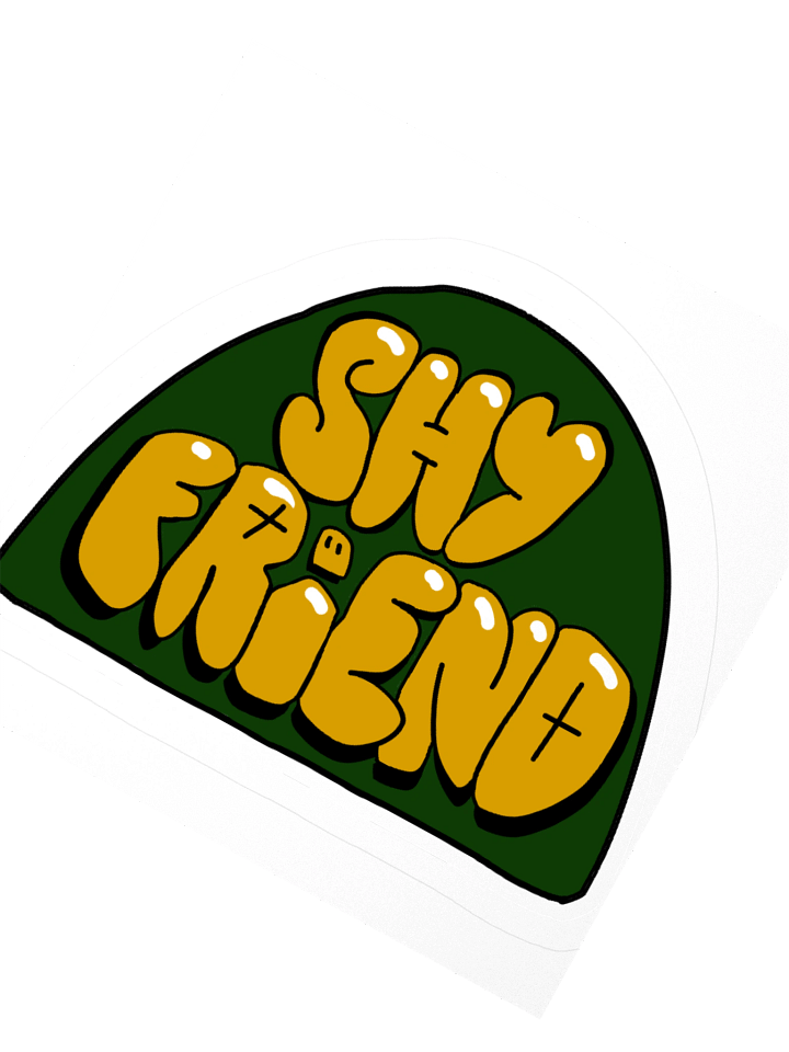 SHY FRiEND logo sticker product image (5)