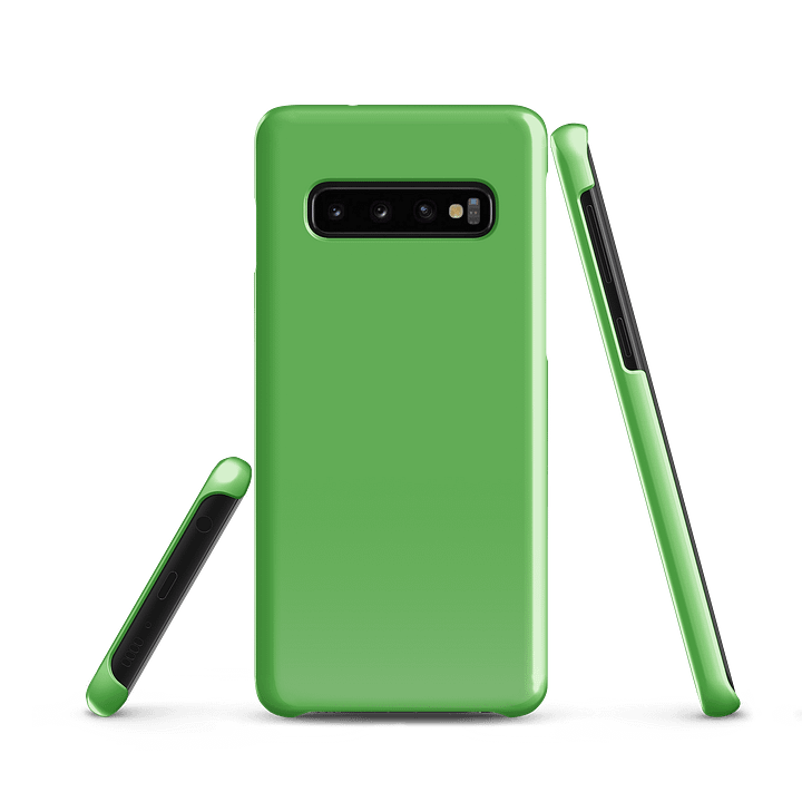 Stadium Grass Green Solid Colour Samsung® Glossy Snap Case product image (2)