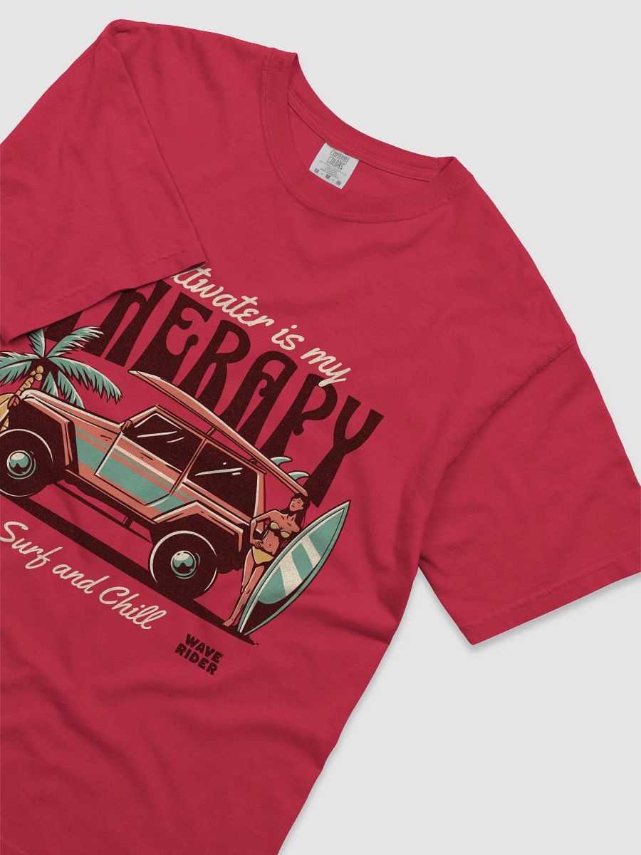 Saltwater Is My Therapy – Retro Surf T-Shirt product image (15)