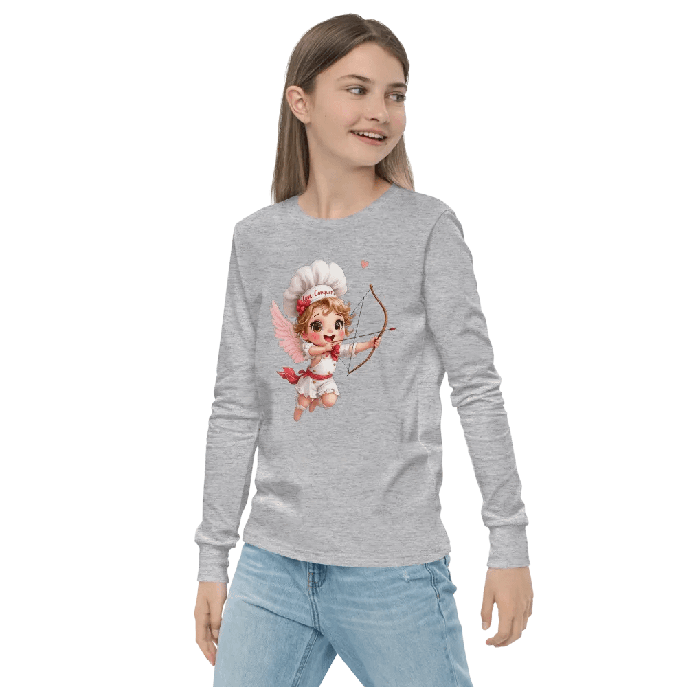 Love Conquers Cherub Youth Long Sleeve Tee product image (21)