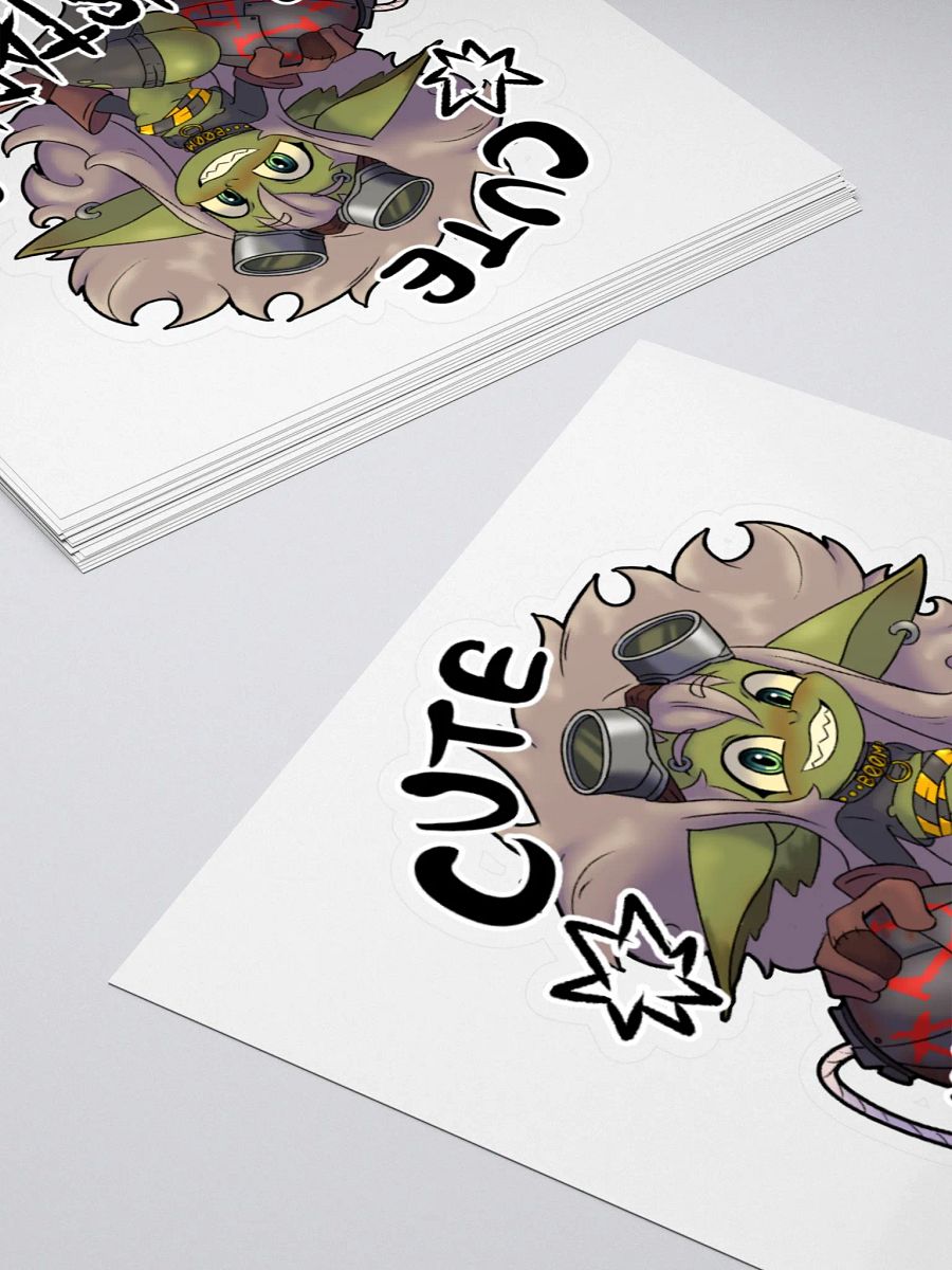 Cute and Unstable Sticker product image (4)