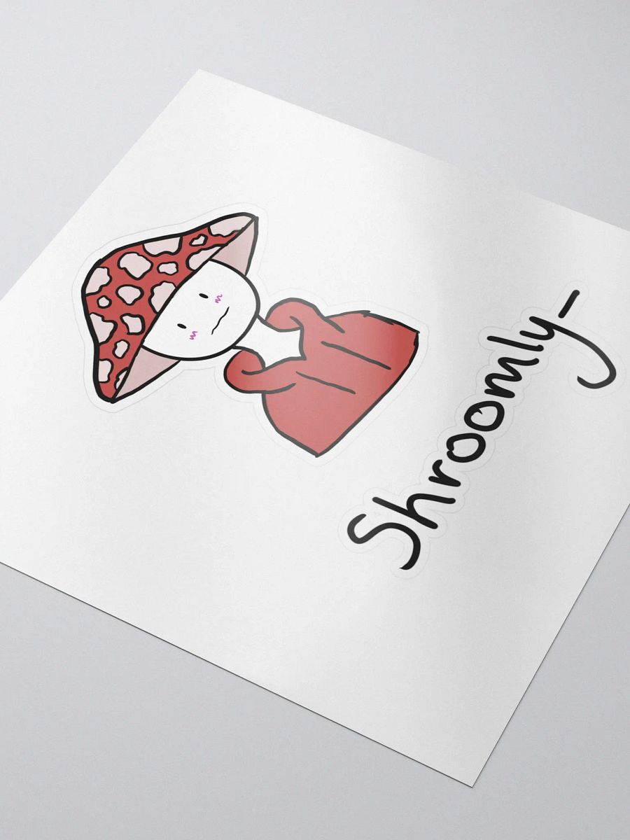 nervous shroomly sticker product image (3)