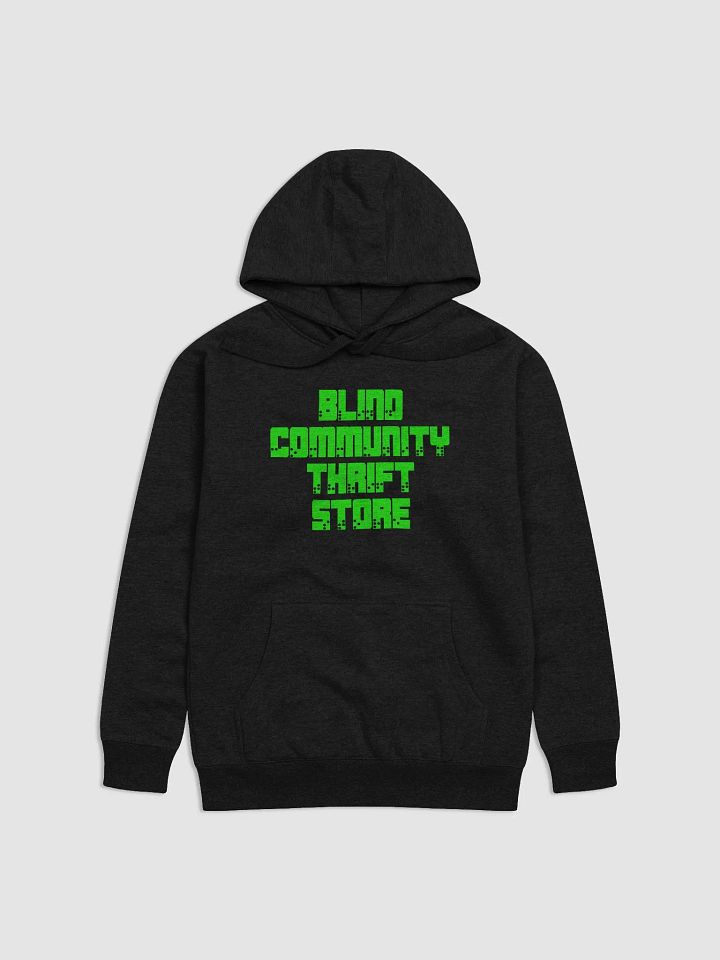 Blind Community Thrift Store Hoodie with Green New Braille Logo product image (3)