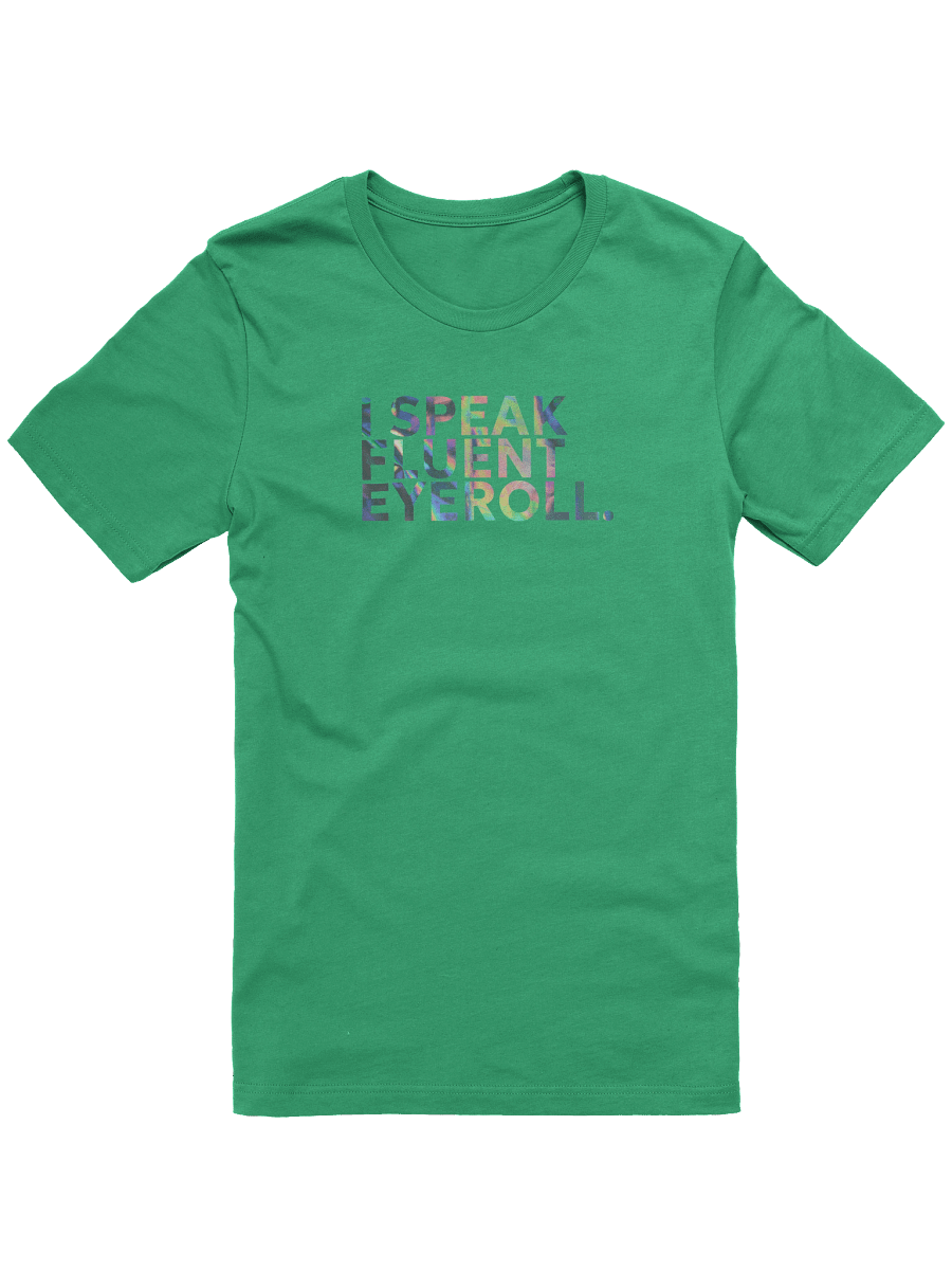 Holographic Eyeroll Statement Tee product image (7)