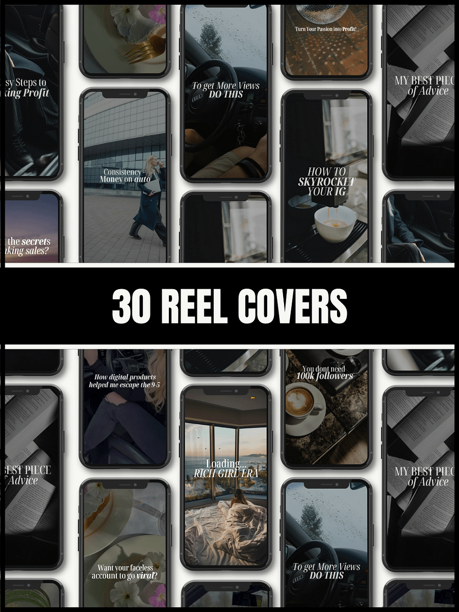 Volume 2 - Instagram Reels, Hooks, Captions & Reel Covers - 30 days product image (2)