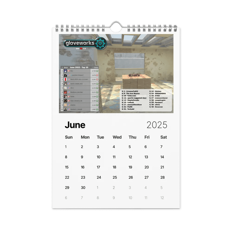 gloveworks calendar 2025 product image (8)