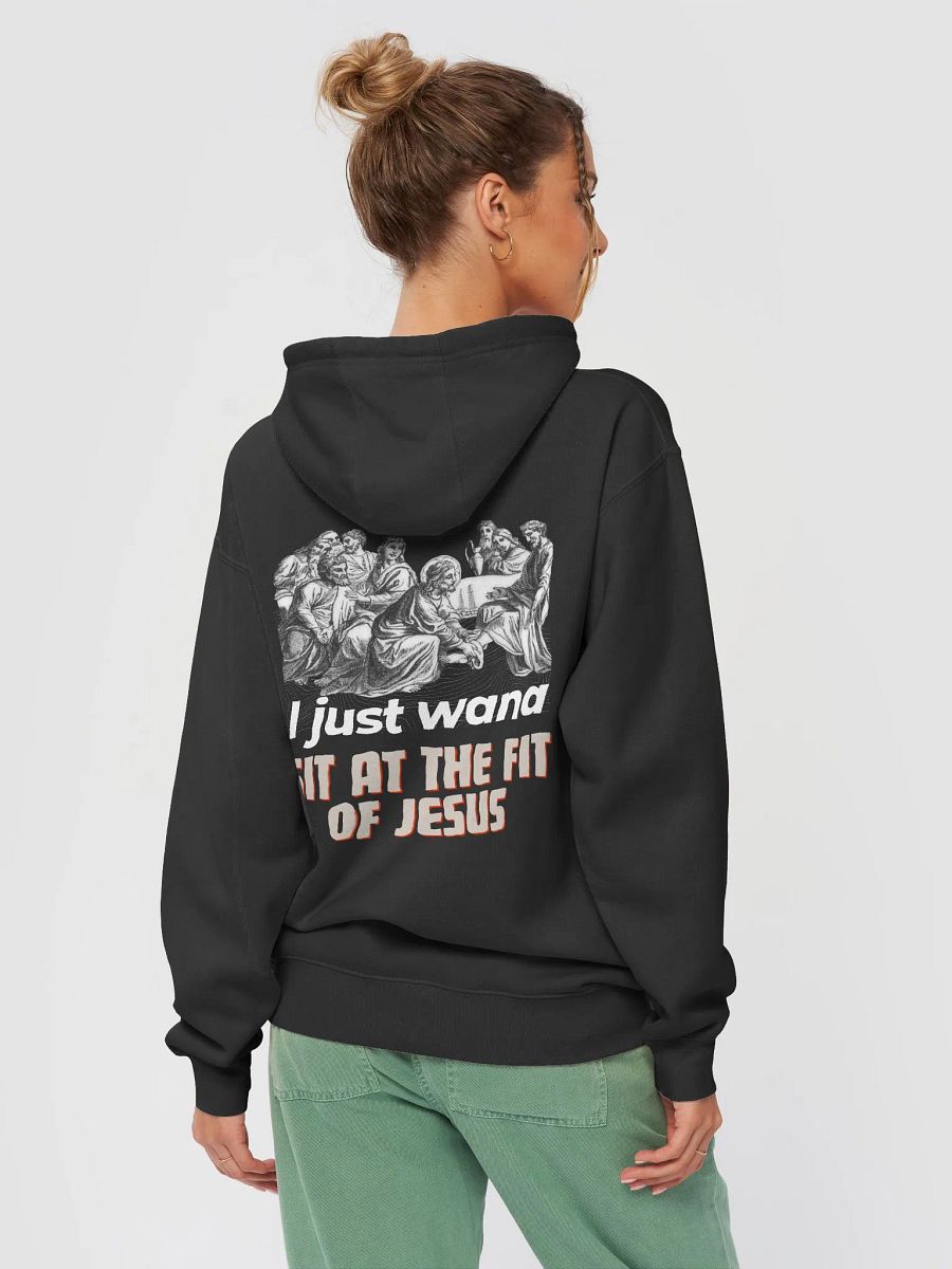 I just wanna sit at the feet of jesus Unisex Hoodie product image (3)