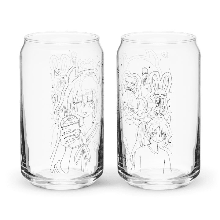 Hungry Demon & Friends Can-Shaped Glass product image (1)
