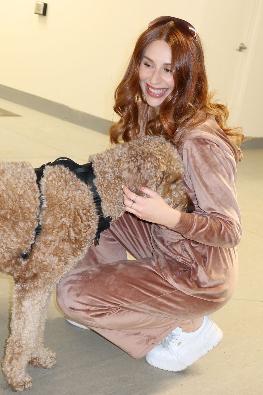 Petty Couture Velour Track Pants product image (10)