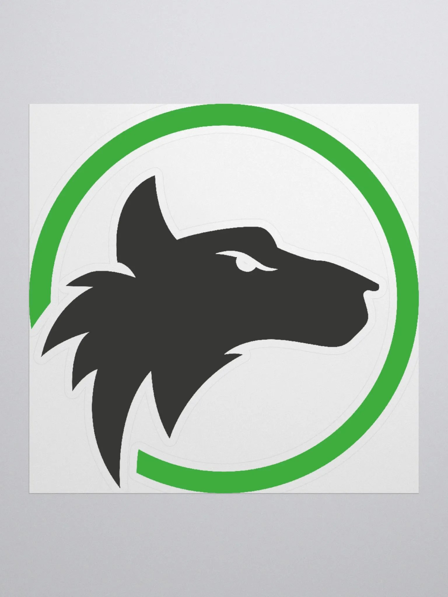 ScruffyWolf v1 Sticker product image (1)