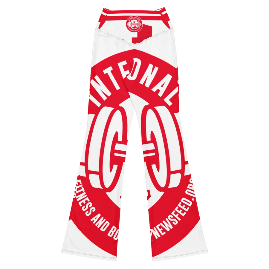 IFBNewsfeed.Org's All-Over Print Flare Leggings product image (9)