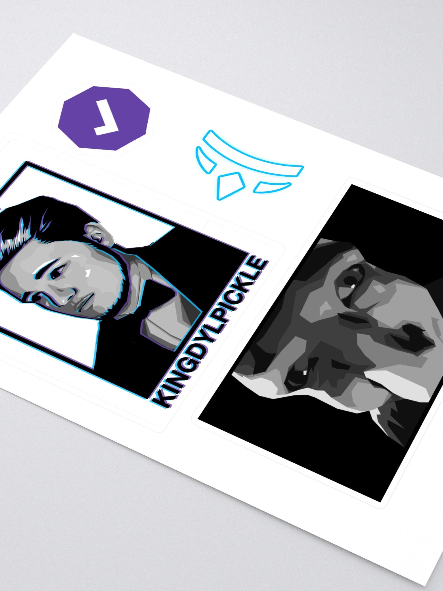 KingDyl 4 Partner Sticker Sheet product image (2)