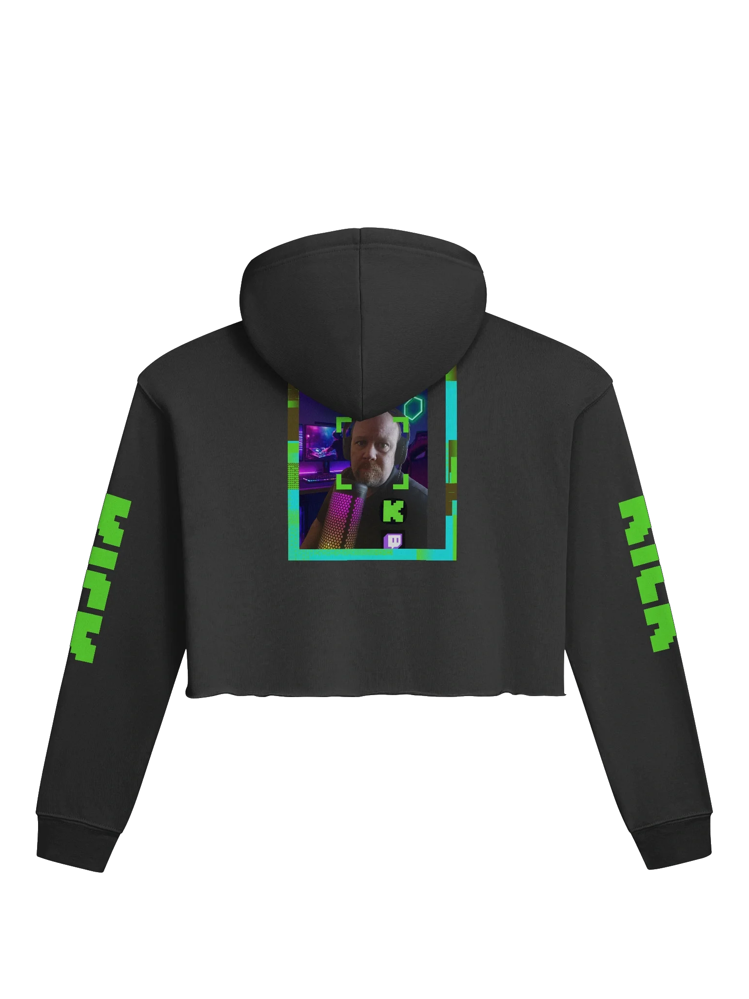 dj xeon crop hoodie product image (2)