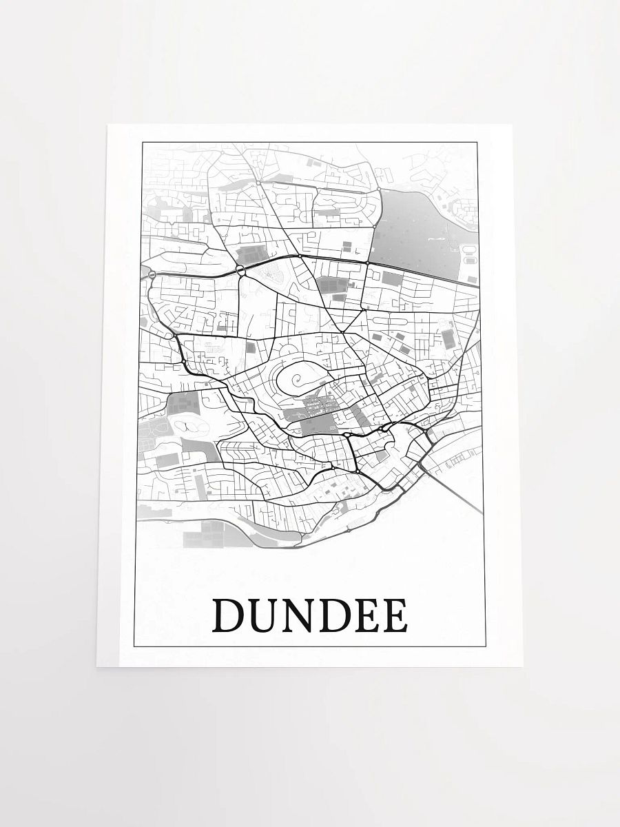 Dundee, Scotland, city map print product image (16)