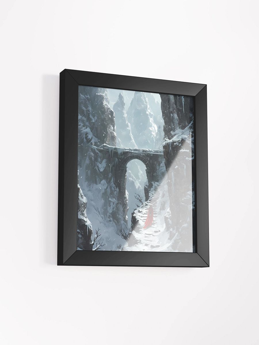 Snowy Mountain Wanderer Framed Poster product image (3)