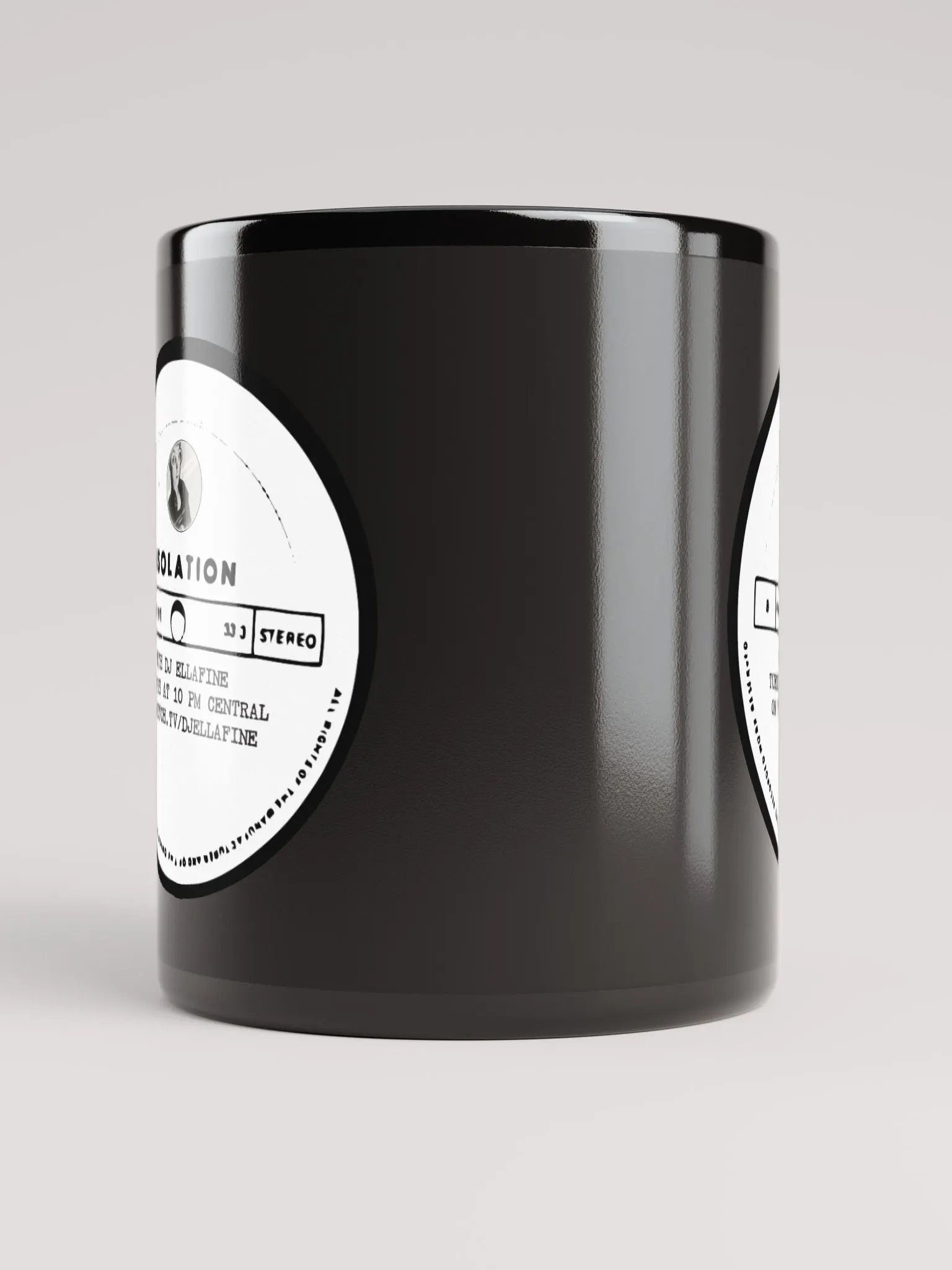 Isolation Logo - Black Mug product image (9)
