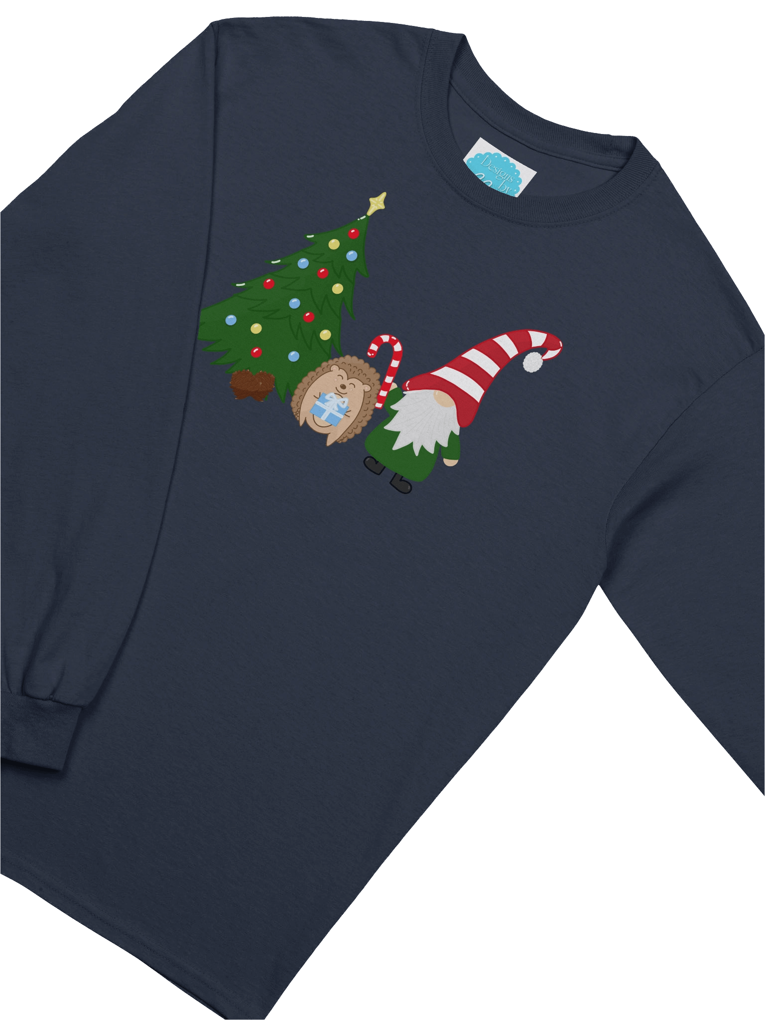 Christmas with my Gnomies Design Long Sleeve Tee product image (9)