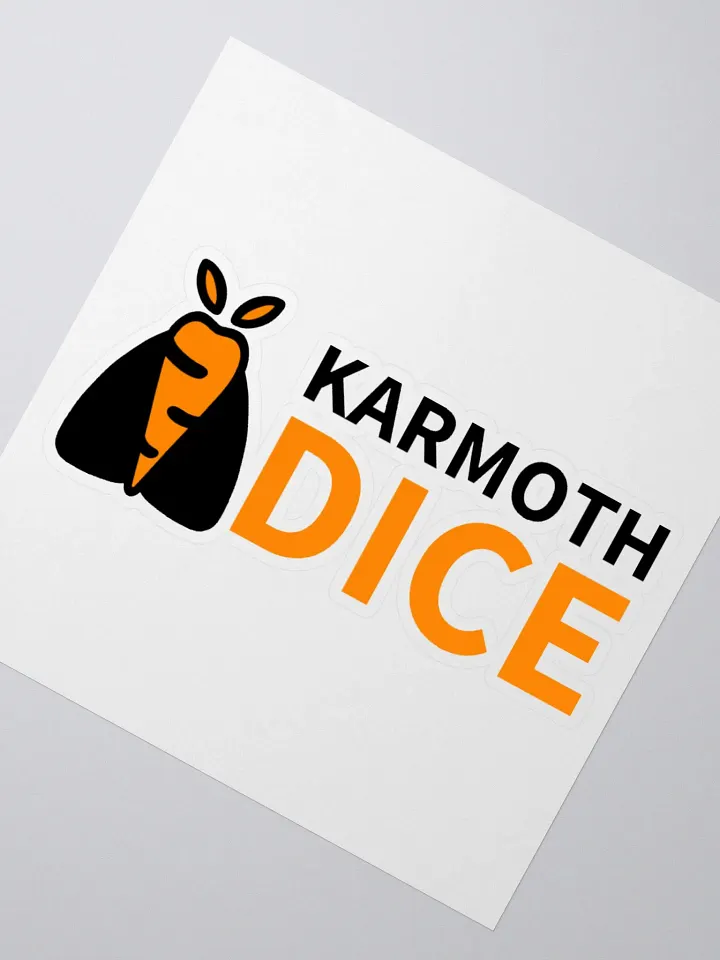 A properly KarMoth sticker product image (2)