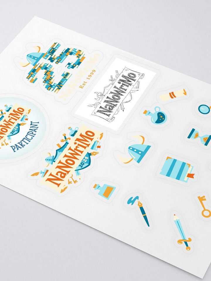 NaNoWriMo 2024 Participant Sticker Sheet product image (2)