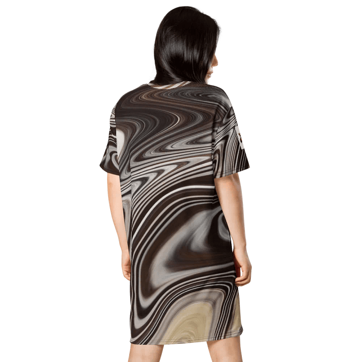 Swirls of Serenity T-Shirt Dress product image (2)