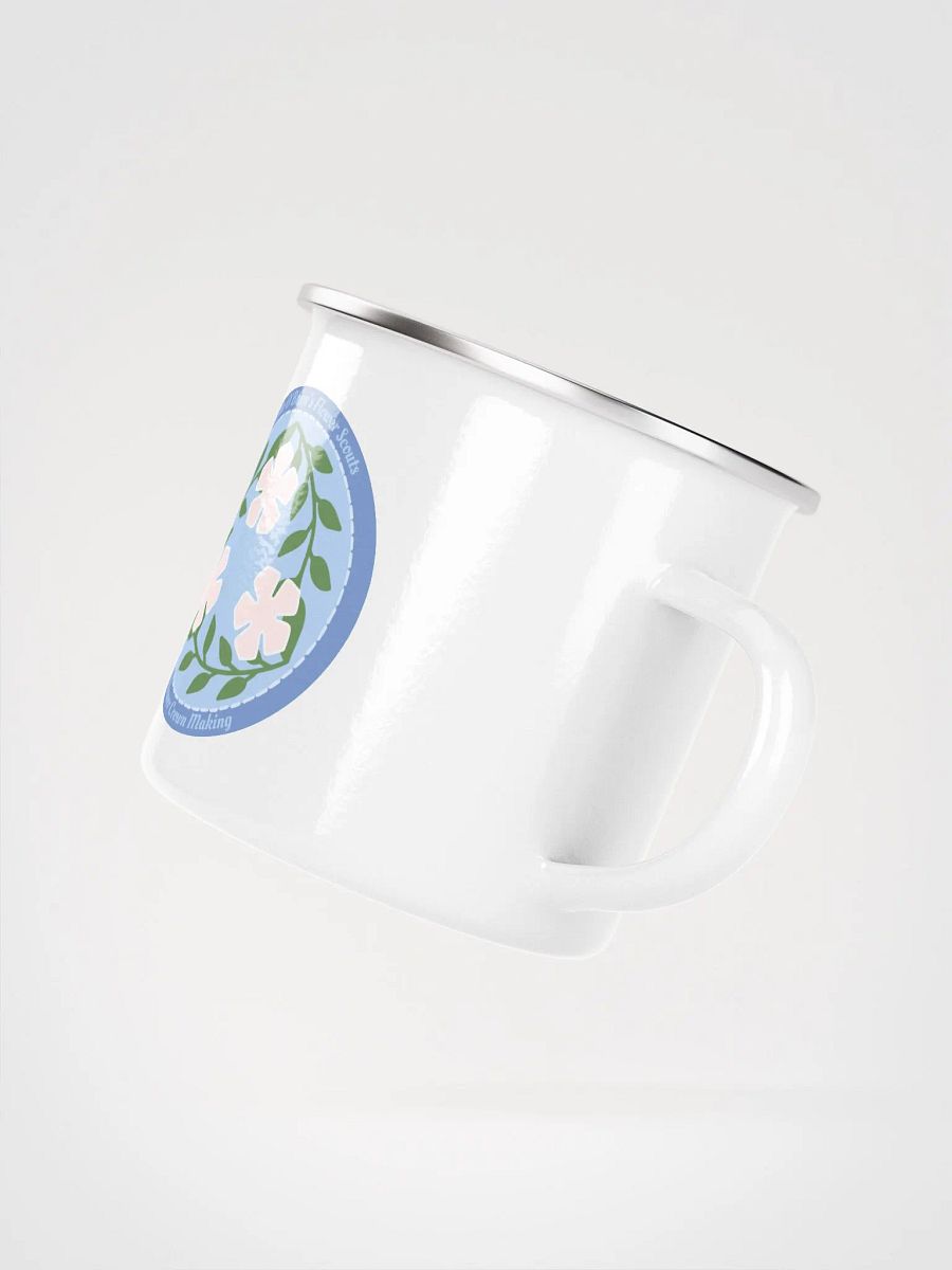 Flower Crown Making Badge Enamel Mug product image (3)