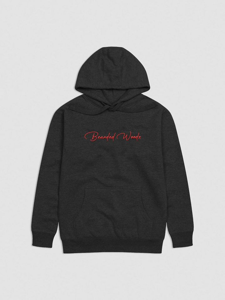 Women's Bearded Woodz Signature Hoodie (Red Embroidery) product image (1)
