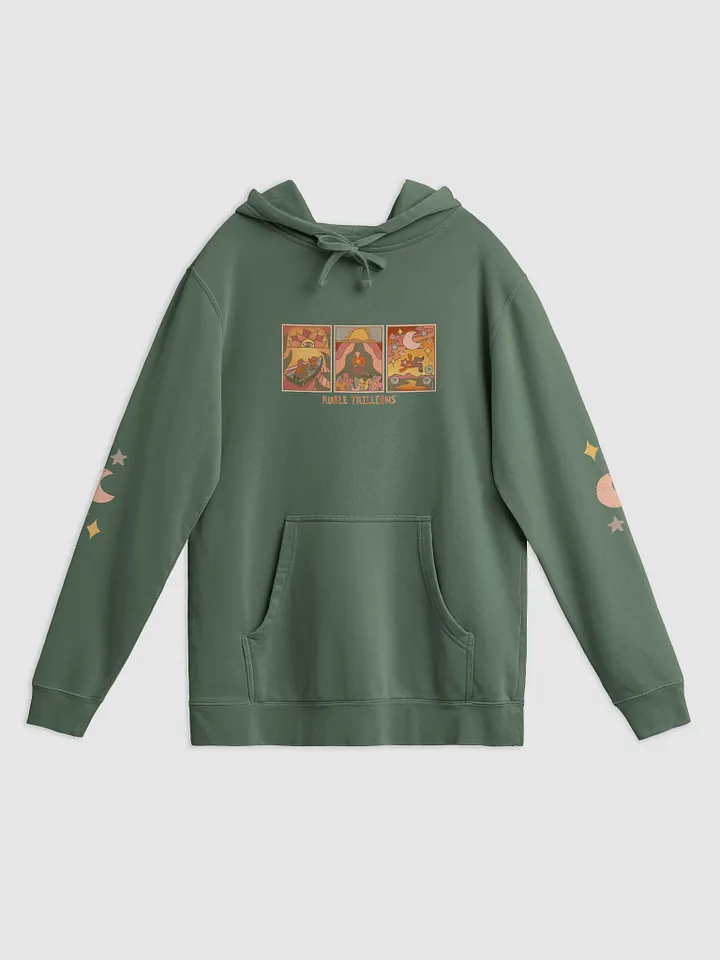 Tarot Trio with Celestial Sleeves - Independent Trading Co. Hoodie product image (2)